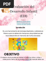 Prueba Evaluación Del Desarrollo Infantil "EDI"