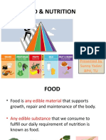 Food and Nutrition