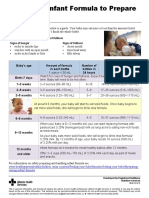 If Nfs How Much Infant Formula To Prepare For Baby