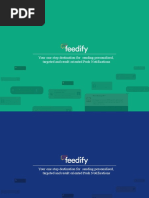 Feedify Pitch Deck