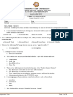 Diagnostic Test Computer 7