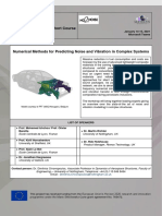 Numerical Methods For Prediciting Noise and Vibration in Complex Systems