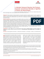 Skin Autofluorescence-Indicated Advanced Glycation End Products As Predictors of Cardiovascular and All Cause Mortality in High Risk Subjects A Systematic Review and Meta Analysis