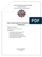 1ra Practica de Topografia Minera Levantamiento Con Gps