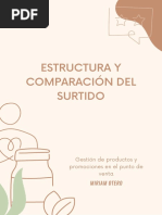 Estructura y Comparación Del Surtido