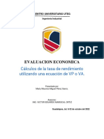 EVALUACION ECONOMICA VPoVA