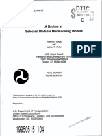 ADA294098 - Review of Selected Modular Maneuvering Models