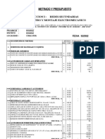 Presupuesto de Challhua Marzo 2022