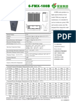 Battery 6 FMX 100B, 12V100Ah Description