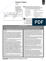 TOR B1 Reading WS 5 Plus