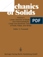 Morton E. Gurtin (Auth.), Professor Dr. C. Truesdell (Eds.) - Linear Theories of Elasticity and Thermoelasticity - Linear and Nonlinear The