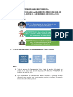 Saneamiento Fisico Legal de Predios Del Estado Informacion Perfil