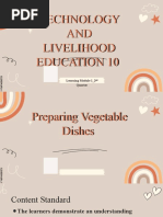 Prepare Vegetables