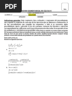 Parcial II Cálculo II Solución