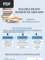 Bachillerato Metodos de Investigacion Ii