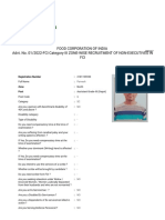 Advt. No. 01 - 2022-Fci Category III Zone-Wise Recruitment of Non-Executives in Fci