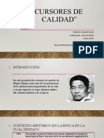 Precursores de La Calidad