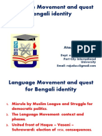 Language Movement and Quest For Bengali Identity. Lecture - 5