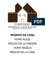 REGRAS DA CASA - Alojamento