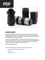 Camera Lenses