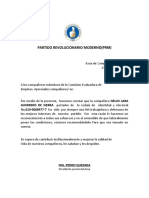 Carta Del Partido JRR