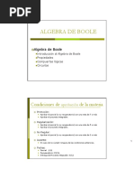 Clase de Algebra de Boole