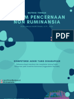 Minggu 2 - Sistem Pencernaan Non Ruminansia