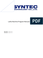 Lathe Machine Program Manual (C Type)