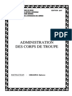 Adm Des Corps de Troupe