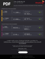 Dialog Data Package Activation