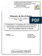 Mémoire de Fi: N D'études