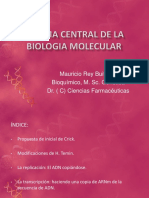 Dogma Central de La Biologia Molecular 1-2022