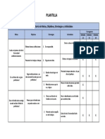 Matriz de Metas