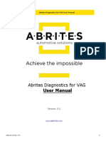 ABRITES Diagnostics For VAG User Manual