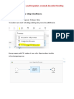 SAP CPI: Local Integration Process & Exception Handling