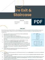 Group 16 - Fire Exit and Staircase