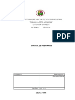 Monografia Sobre Control de Inventarios Sin Las Citas Textuales Ni Los Pie de Pàgina