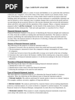 Theory - CASH FLOW ANALYSIS