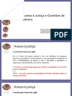 Acesso À Justiça e Questões de Gênero