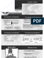 GIS - Chapter I - Introduction - Handout