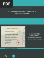 La Criminologia Como Una Ciencia Multidisciplinar