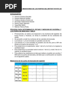 INFORME N°1 de UN MOTOR DIESEL 2C TOYOTA