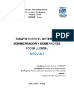 Sistema de Administración Y Gobierno Del Poder Judicial