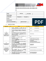 Ficha de Monitoreo Del Plan Lector en Las Iiee-2022