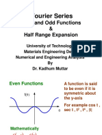 Fourier Series: Even and Odd Functions & Half Range Expansion