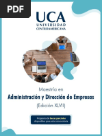 Maestria en Administracion y Direccion de Empresas Edicion XLVI UCA