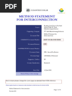 20SP-010-BA-6180-00005 - 01E - IFR - Method Statement For Interconnection - Code-3