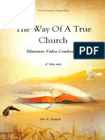 2017-0703 The Way of A True Church