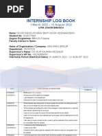 Internship Log Book Template LATEST