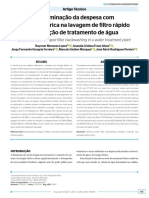 Artigo 3 - Determinação Da Despesa Com Energia Elétrica Na Lavagem de Filtro Rápido de Estação de Tratamento de Água